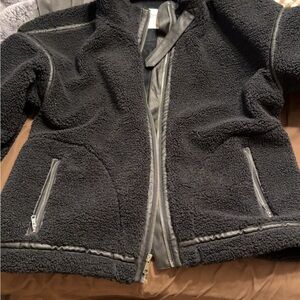 Cozy Black Kids Jacket
